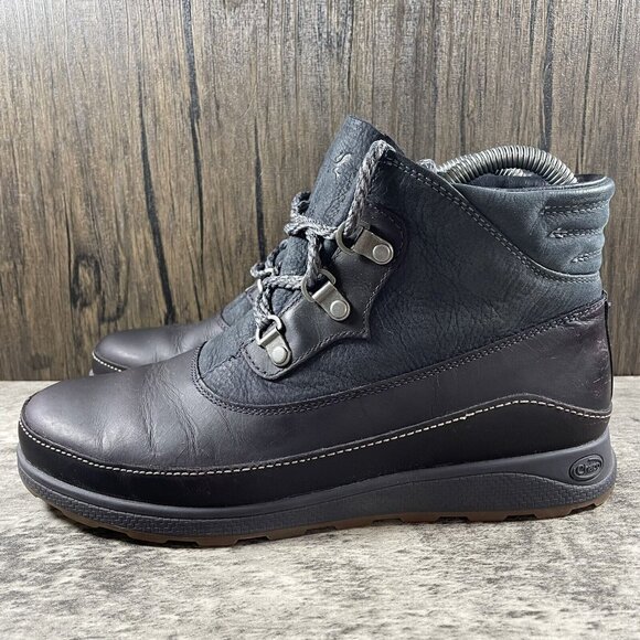 Chaco Womens Ember Mid Storm Leather Boots Size 6.5 Brown J106802 - Picture 4 of 10